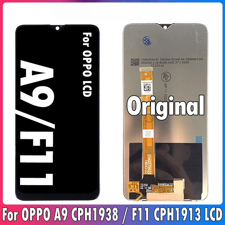 6.53'' Original For OPPO F11 LCD Display Touch Screen Digitizer Assembly Parts For Oppo A9 / A9X LCD Display Repair Parts