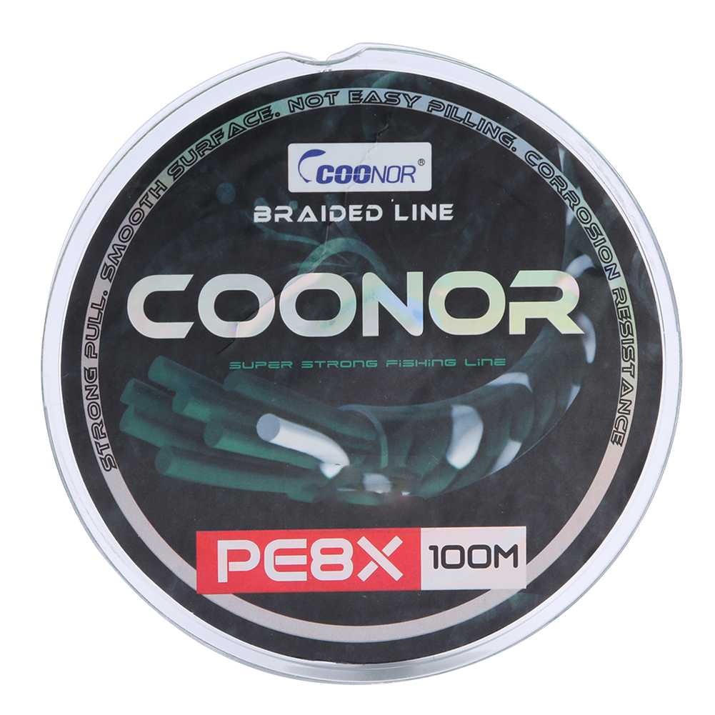 

COONOR Braid Fishing Line 8 Strands Multifilament PE Wire Lure Fishing Tool, 0.6, 501 Original