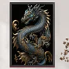 (Stamped/Counted) Dragon - 11CT Cross Stitch 40*60cm/15.75*23.62in(Big Size)