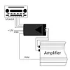 Car Audio RCA Converter 12-24V Car Radio Cable High Level To Low Level Converter