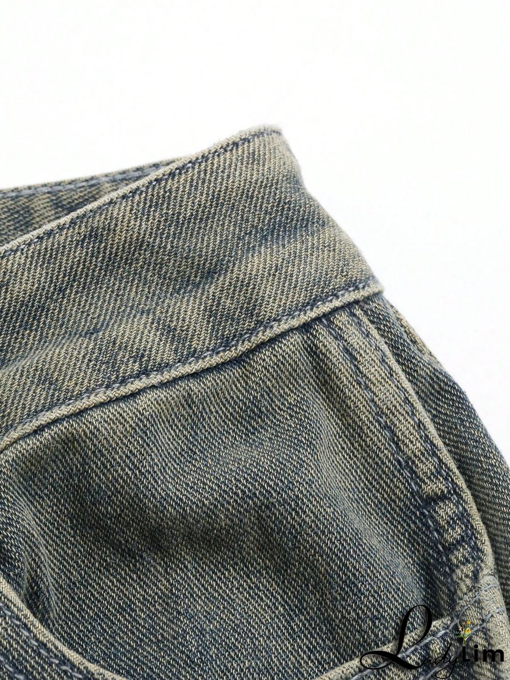 Seam Side Wide Leg Jeans