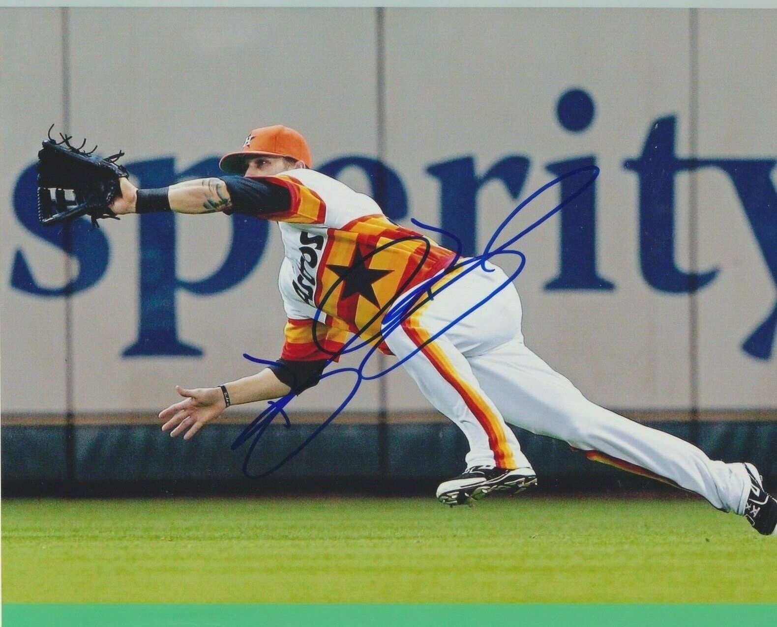 Brandon Barnes autographed 8x10 Houston AstrosC476