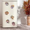 6pcs Acrylic Special Shape Animal Diamond Painting Fridge Magnet