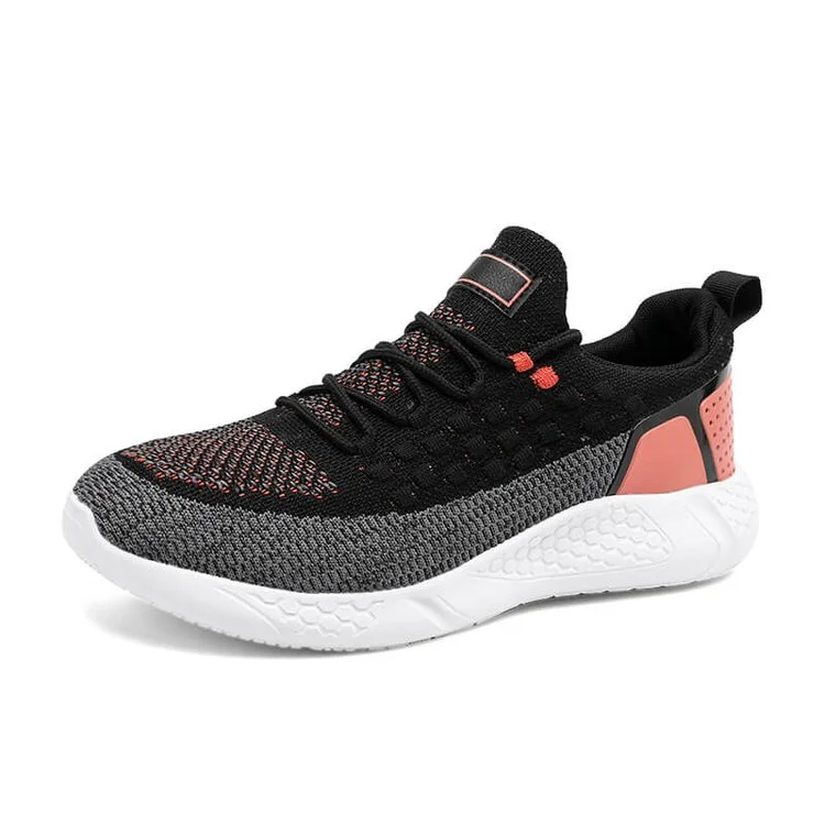 Unisex Ultralight Cold Sticky Fly Woven Casual Sneakers