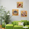 25x25cm DIY Pearl Painting Kit with Frame Self-Adhesive Canvas