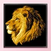 Lion - 9CT Partial Beaded Cross Stitch Kit(45x47cm)