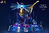Metal Garurumon with LED - Digimon Resin Statue - Moon Goddess Studios