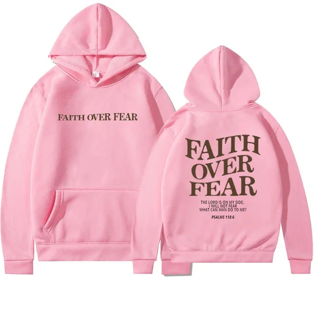 "Faith over Fear" Christian Hoodie