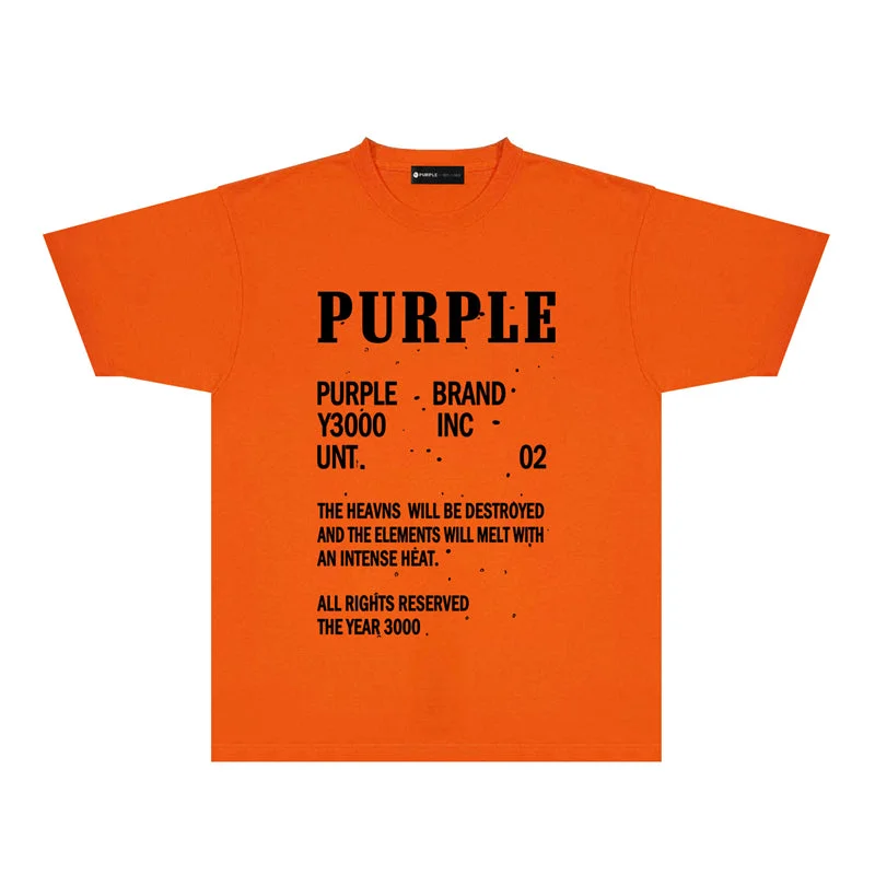 Purple fashion T-shirt