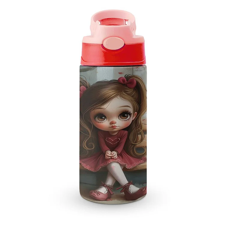 Children's Water Cup DOLL GIRL  customized, personalized, gift