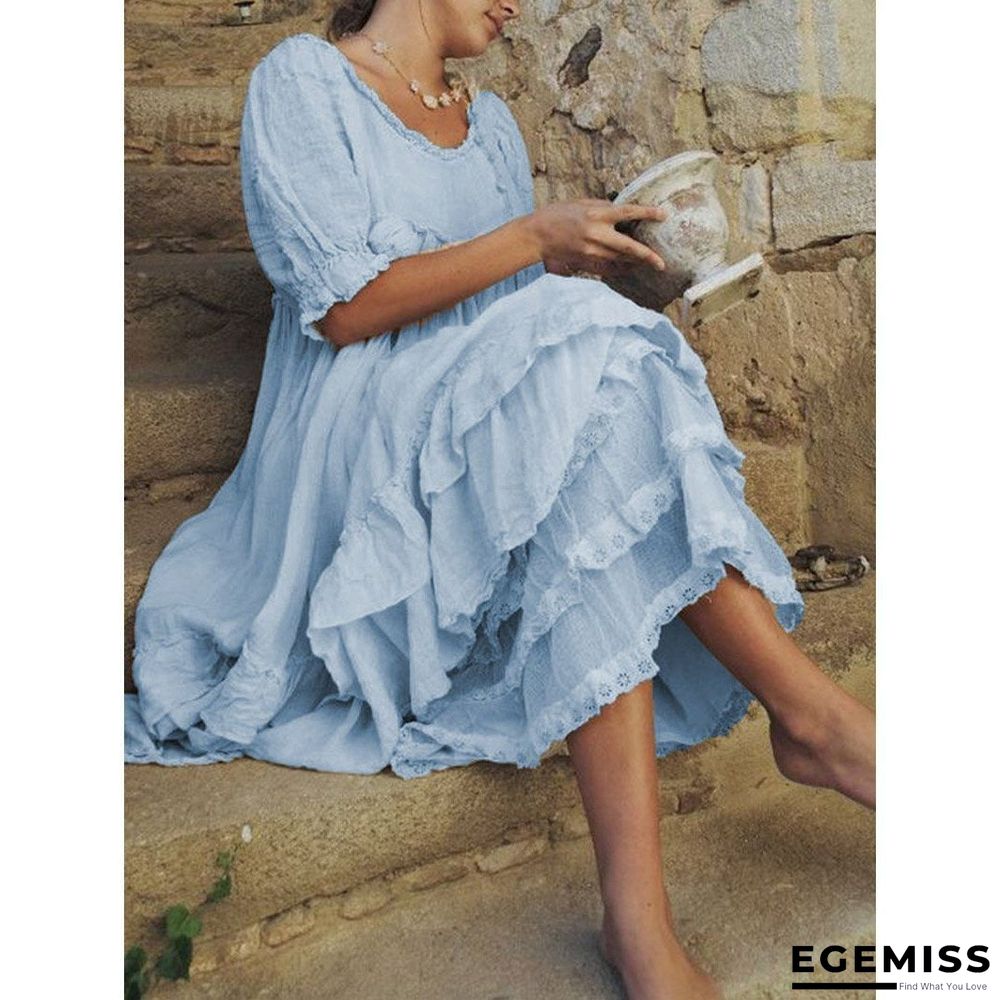 Women's Temperament Lace Maxi Dress | EGEMISS