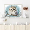 Crowned Owl-14CT Stamped Cross Stitch 27*22cm/10.63*8.66in tapestrymarket