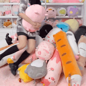 Mewaii Long oreiller de corps en peluche pour chat, 91,4 cm, animaux en  peluche douce, cadeau pour petite amie : : Jeux et Jouets