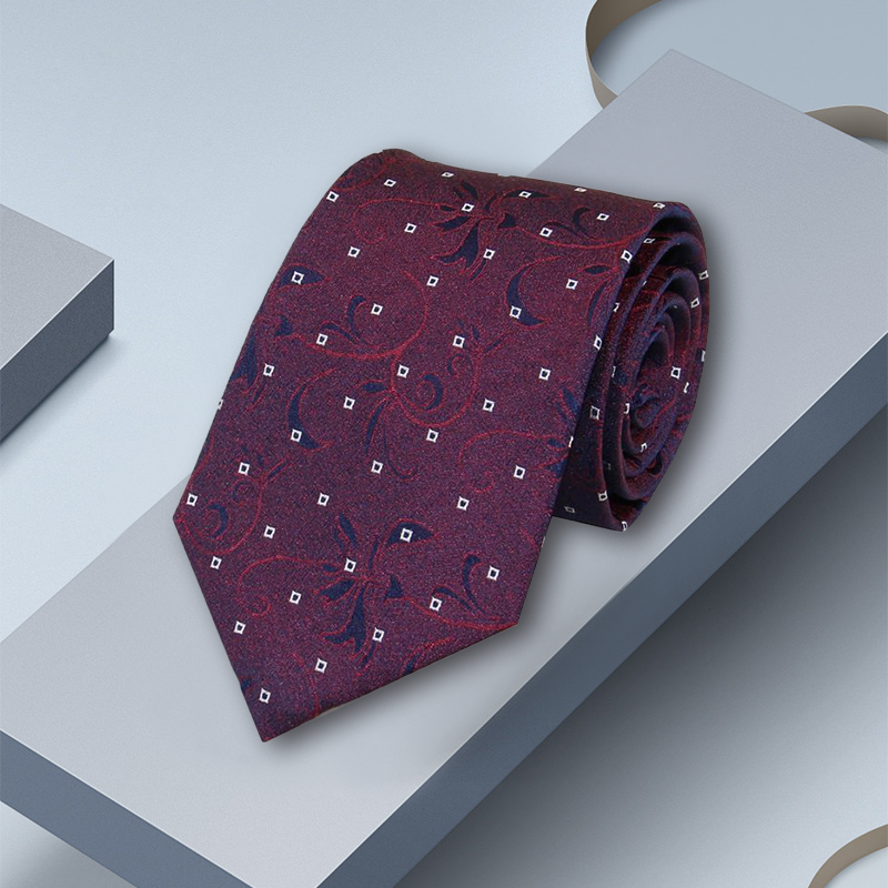 Cravate classique en soie pour hommes 8 cm- SOIE PLUS