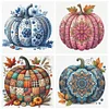 (Multi Style)Pumpkin-Full Embroidery 2 Strands 14CT Counted Cross Stitch-40*40CM