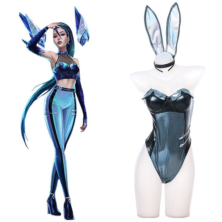 League of Legends LOL Outfit KDA Groups Kaisa Daughter of the Void Halloween Carnival Suit Cosplay Costume