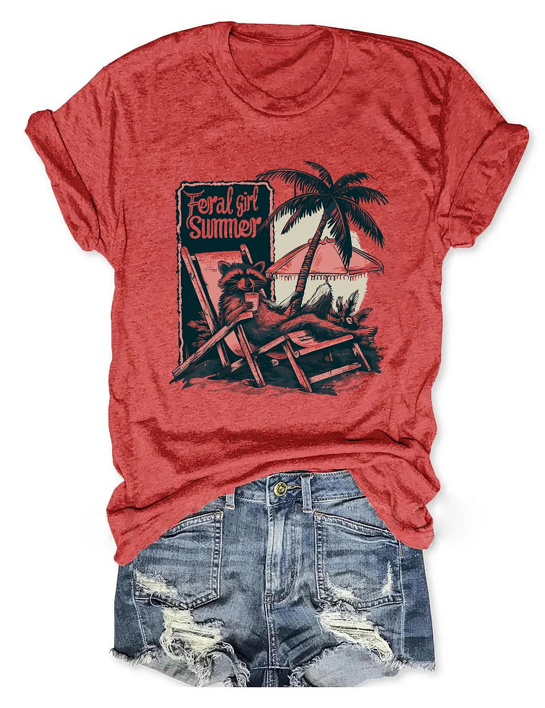 Feral Girl Summer T-shirt