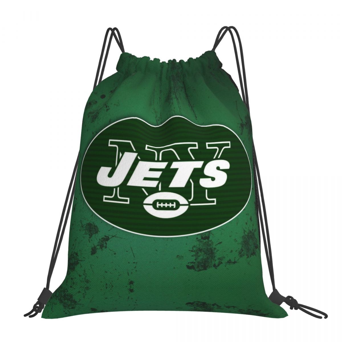 New York Jets Football Unisex Drawstring Backpack Bag Travel Sackpack