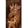 Giaffe Family  | Full Round Diamond Painting Kits