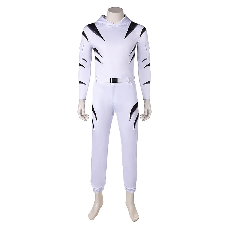 Daredevil: Born Again (2025) White Tiger White Outfits Cosplay Costume Carnival Suit