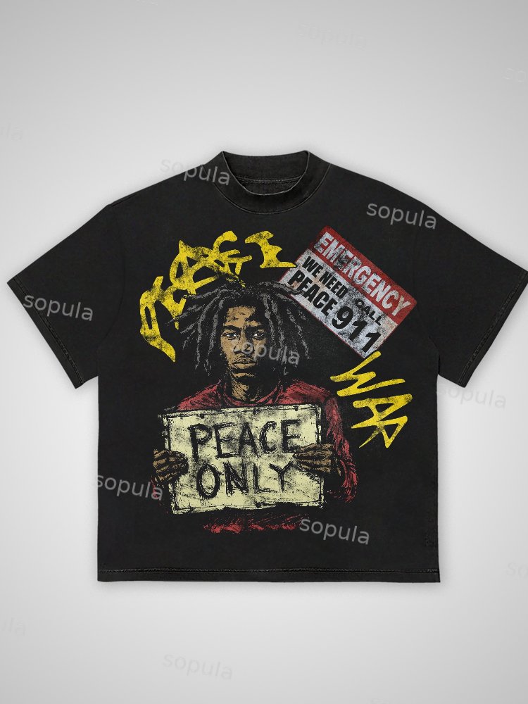 Roxkout.us War Destroys, But Peace Heals.. - Sopula｜Premium Graphic Tees & Graphic Clothing