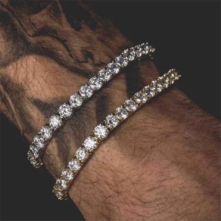 5MM Plating Tennis Bracelet Set