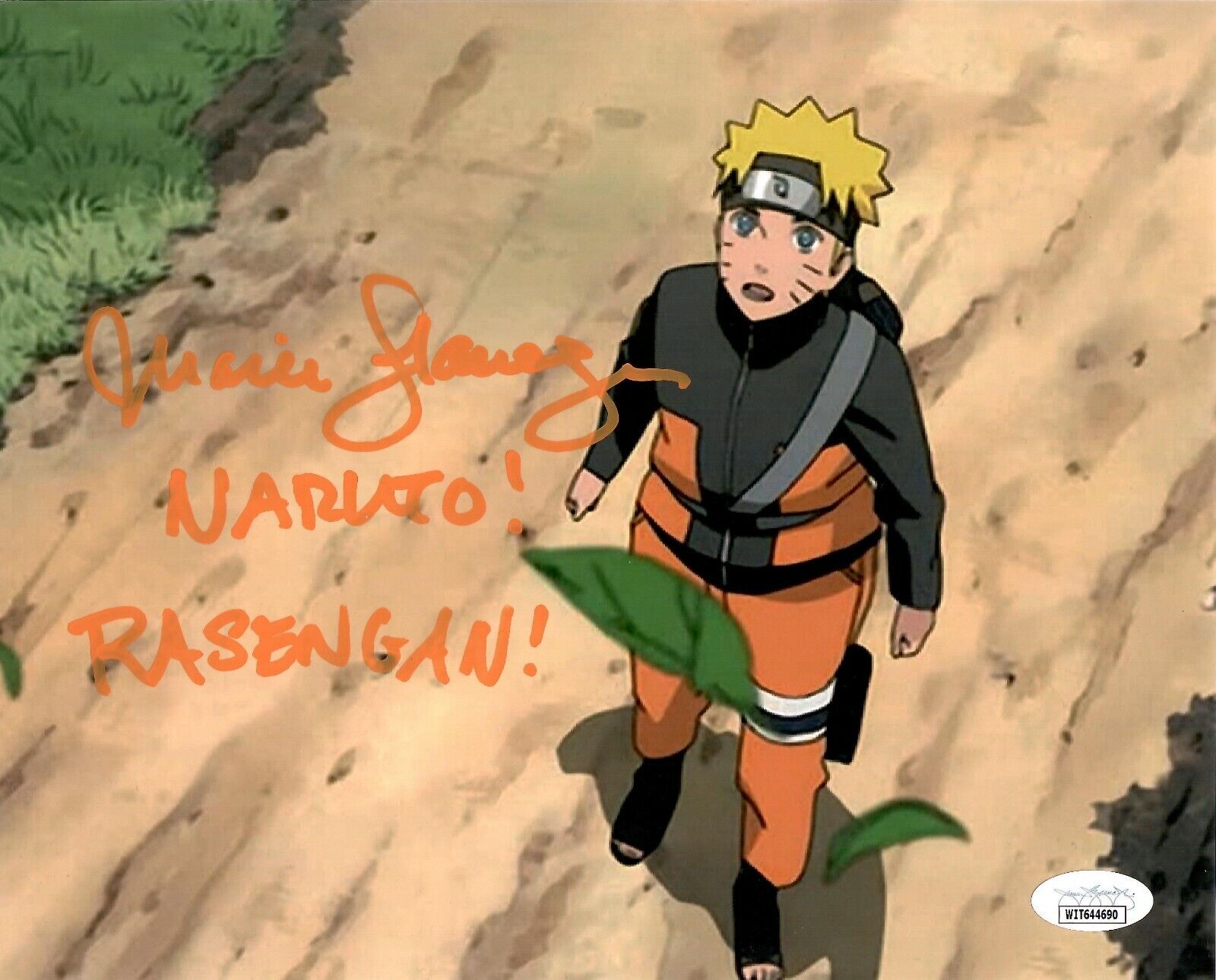 Maile Flanagan Naruto autographed inscribed 8x10 Photo Poster painting JSA COA Naruto Sasuke