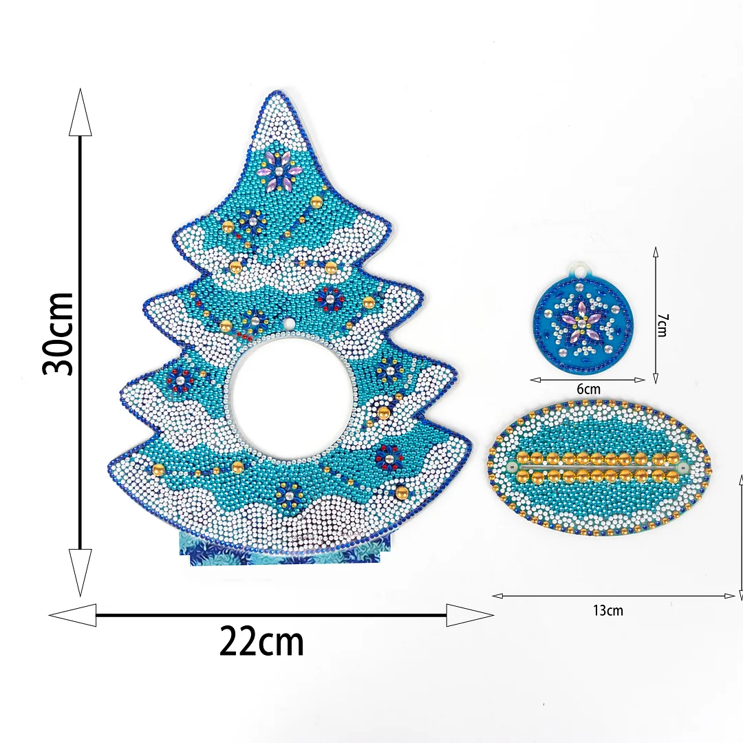DIY Diamond Painting Christmas Tree Crystal Art Ornaments