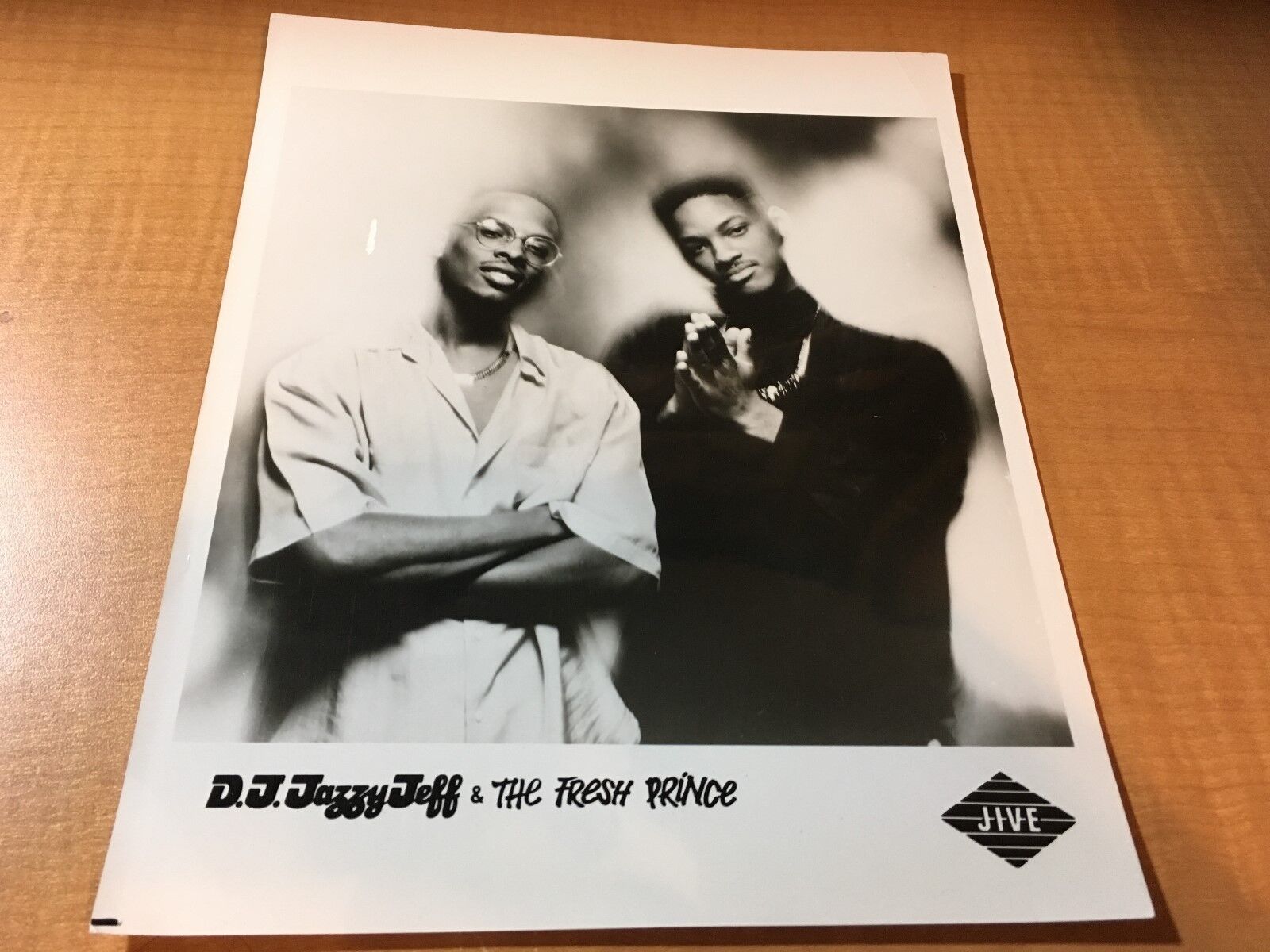 D.J. Jazzy Jeff & The Fresh Prince Will Smith Used 8 x 10