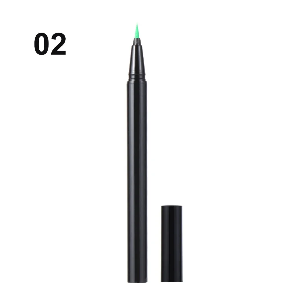 Upgraded Self-adhesive Eyeliner Magic Lash Glue Eyeliner Pen 2 in 1 Colorful Adhsive Liner No Glue Magnetic Needed Waterproof Ey