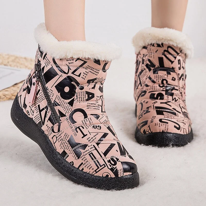 Winter Warm Women Boots Classic Snow Boots For Women New Winter Shoes Women Waterproof Fabric Ankle Botas Mujer Female Botines