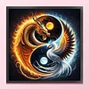(Multi-Style) Tai Chi-11CT Stamped Cross Stitch 40*40cm/15.75*15.75in