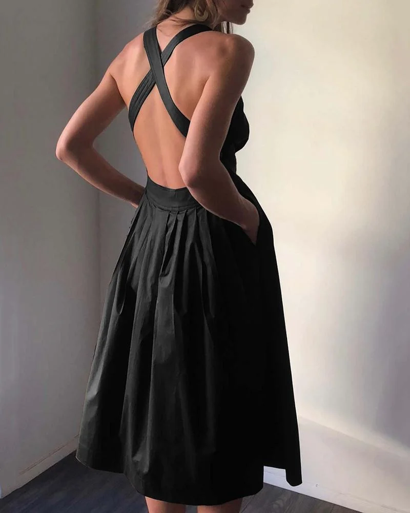 Summer Backless Stylish Dress