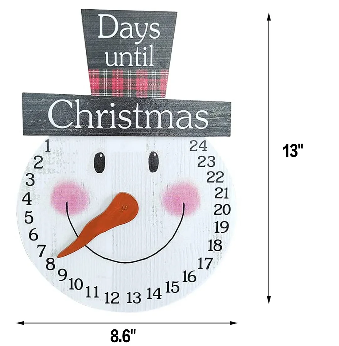 Christmas Snowman Advent Calendar Countdown
