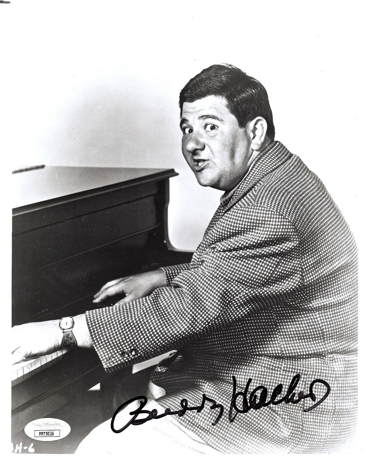 BUDDY HACKETT Autographed SIGNED 8x10 Photo Poster painting Comedian The Love Bug JSA CERTIFIED