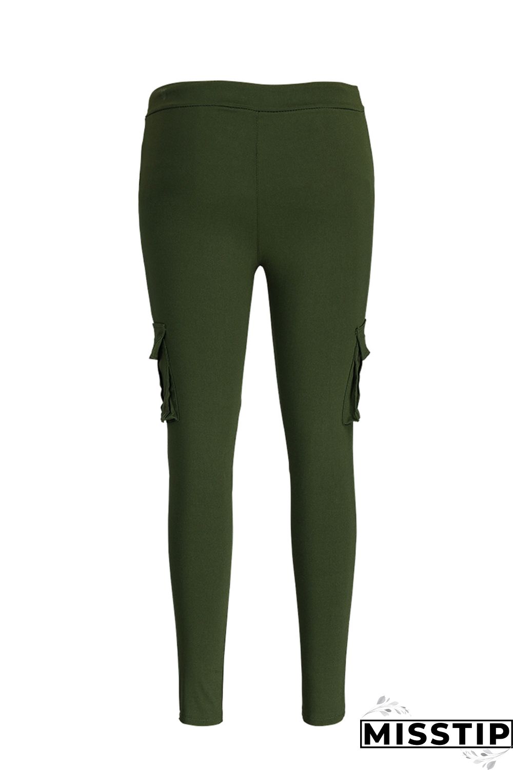 Light Coffee Fashion Casual Solid Basic Regular Mid Waist Trousers