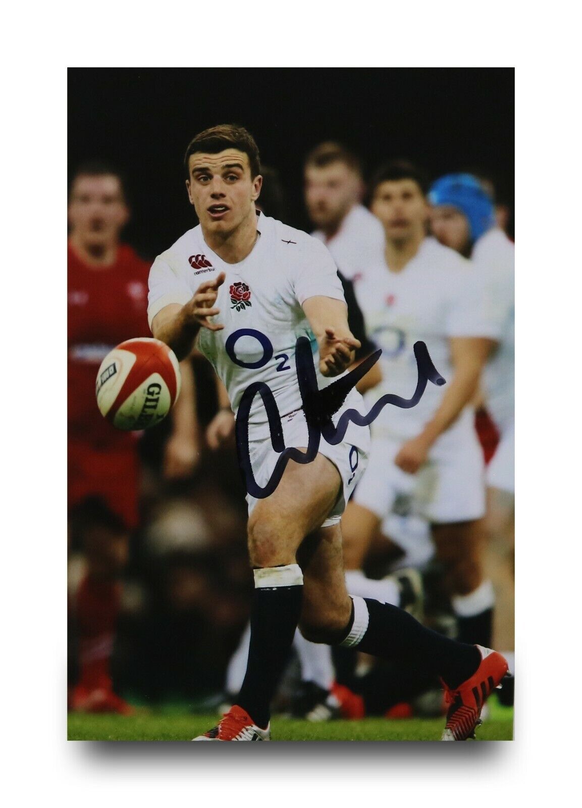 George Ford Signed 6x4 Photo Poster painting England Rugby Union Autograph Memorabilia + COA