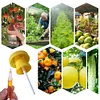 20Pcs Fruit Fly Traps with Attractant Liquid Orchard Plastic Pest Insect Catcher