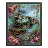 Train-11CT Stamped Cross Stitch 40*55cm/15.75*21.65in