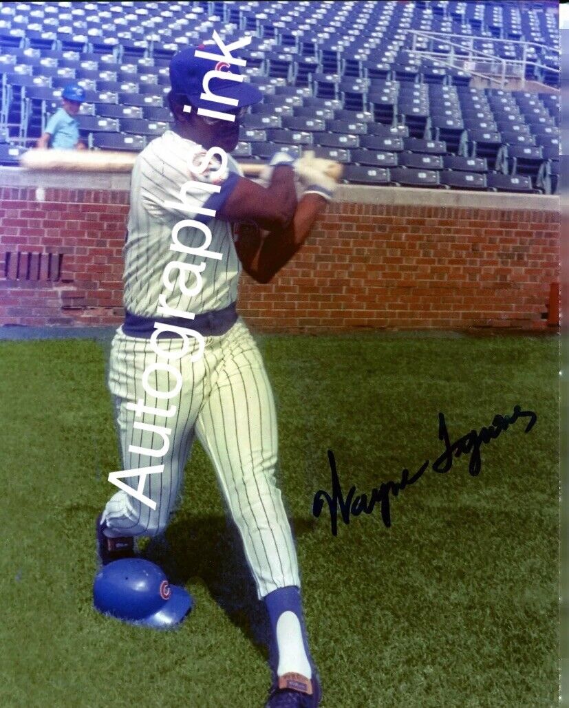 Wayne Tyrone Autographed 8x10 Chicago Cubs#4