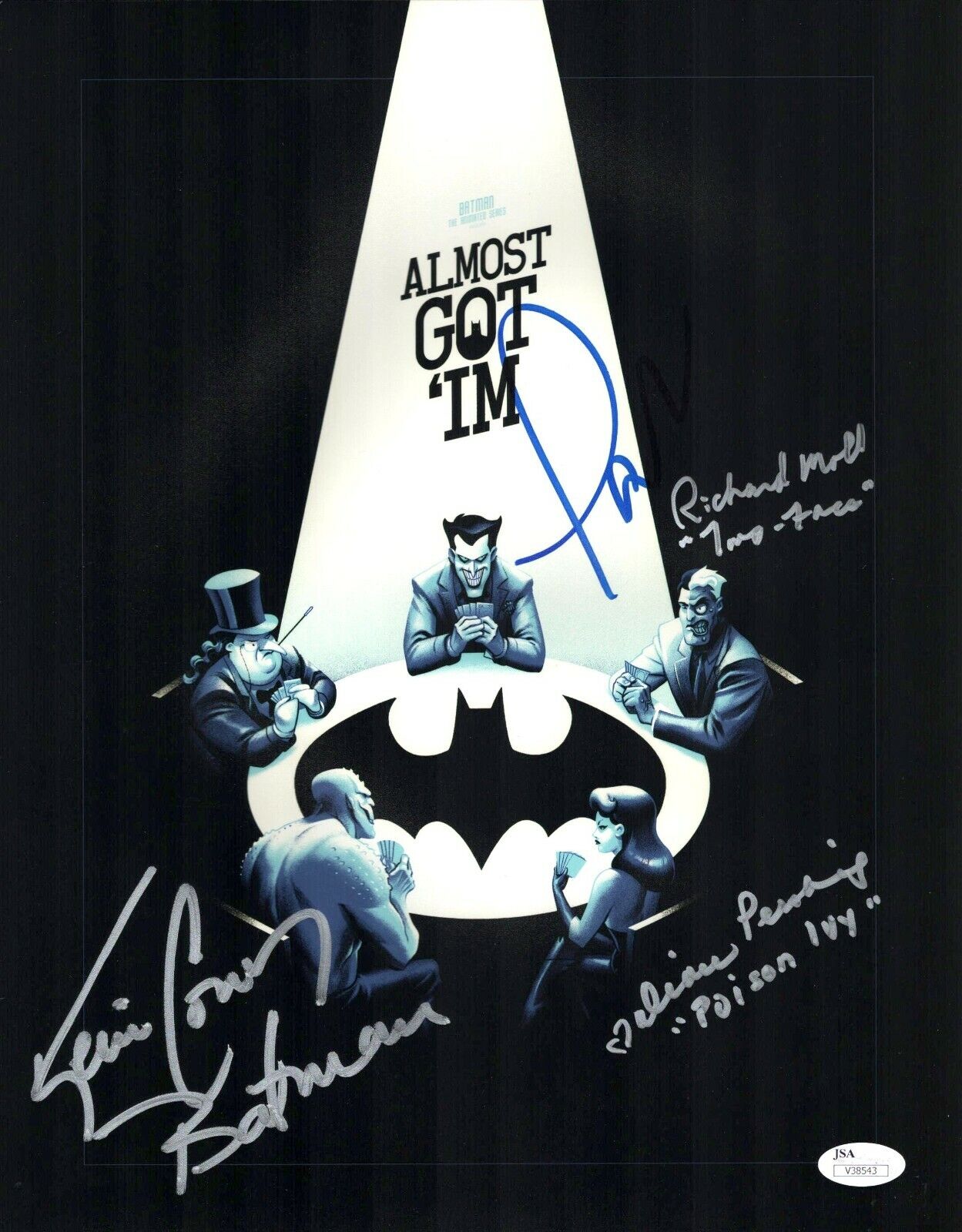 KEVIN CONROY X4 Cast Signed 11x14 Photo Poster painting BATMAN ANIMATED SERIES Autograph JSA COA