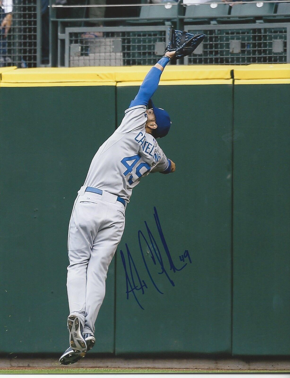 **GFA Los Angeles Dodgers *ALEX CASTELLANOS* Signed 8x10 Photo Poster painting AD1 COA**