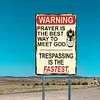 Warning - Metal Tin Signs(8*12Inch/12*16Inch)