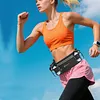 Running Belt with Bottles Waist Bag Sport Pouch Fanny Pack for Cycling (Blue)