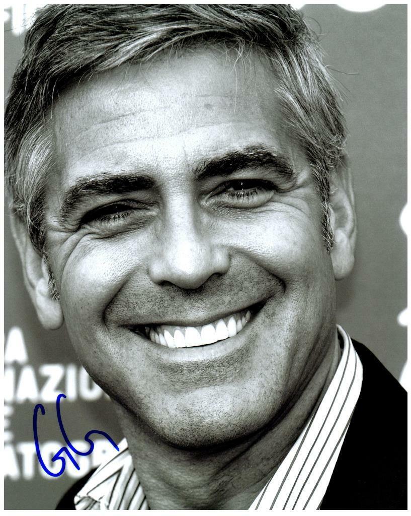 George Clooney autographed 8x10 Picture signed Photo Poster painting and COA
