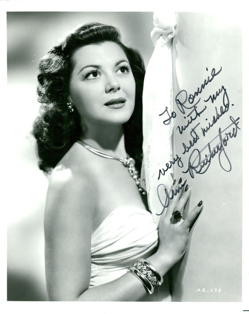 Ann Rutherford (Vintage, Inscribed) signed Photo Poster painting COA