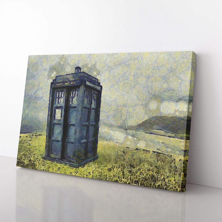 Doctor Who Tardis Fine Canvas Wall Art