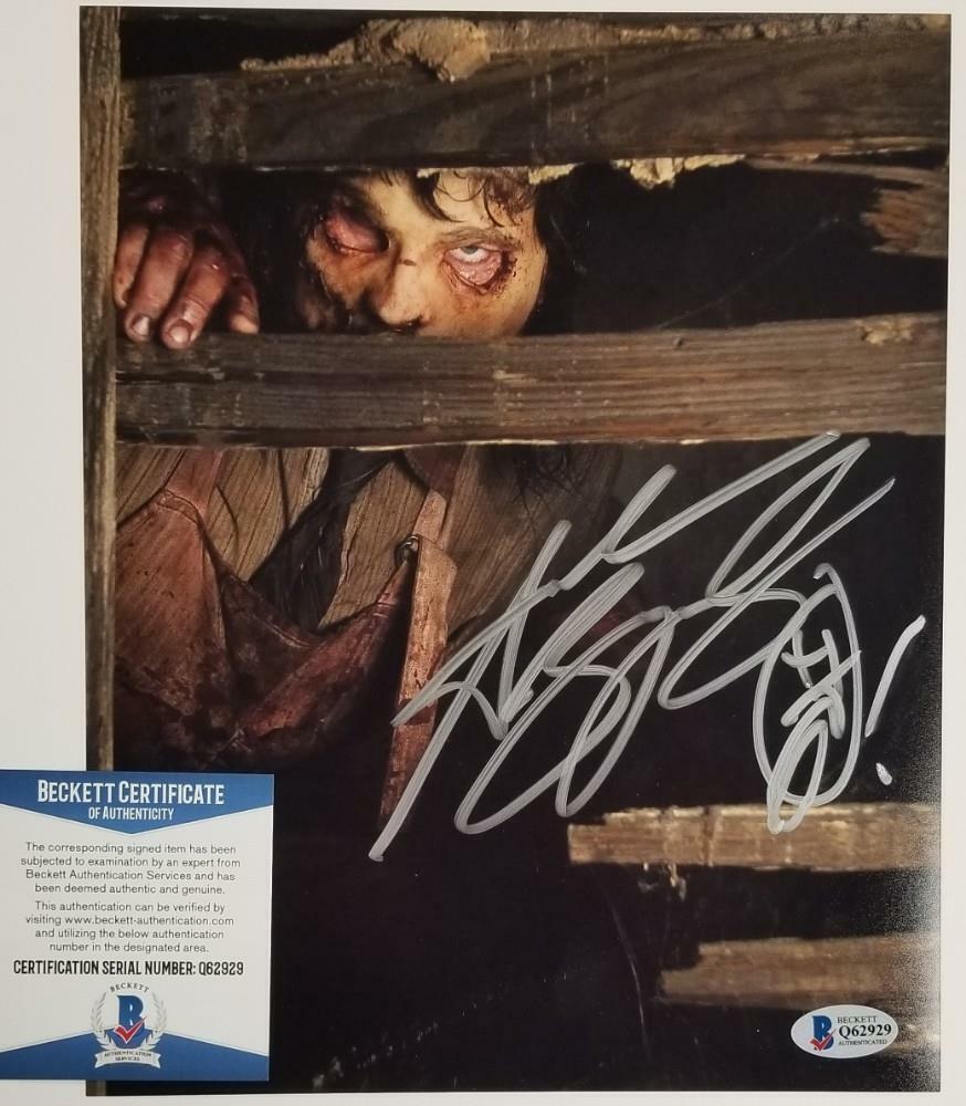 Andrew Bryniarski signed Texas Chainsaw Massacre 8x10 Photo Poster painting #9 ~ Beckett BAS COA