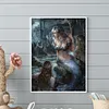 Meerjungfrau 5d DIY Runde Vollbohrer Dimond Gem&auml;lde Kit Haus Wanddekoration 30x40cm