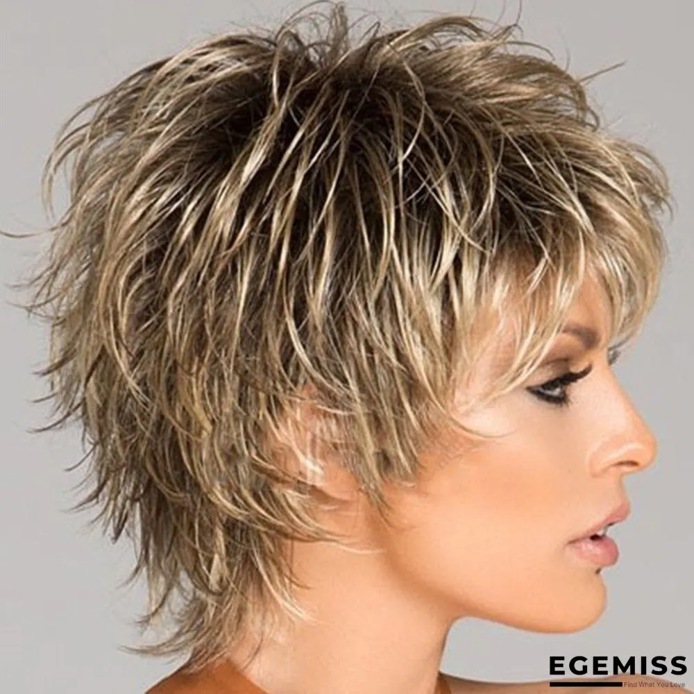 Hot Selling Wigs Short Curly Hair Women's Natural and Realistic Modeling Popular Headgear | EGEMISS